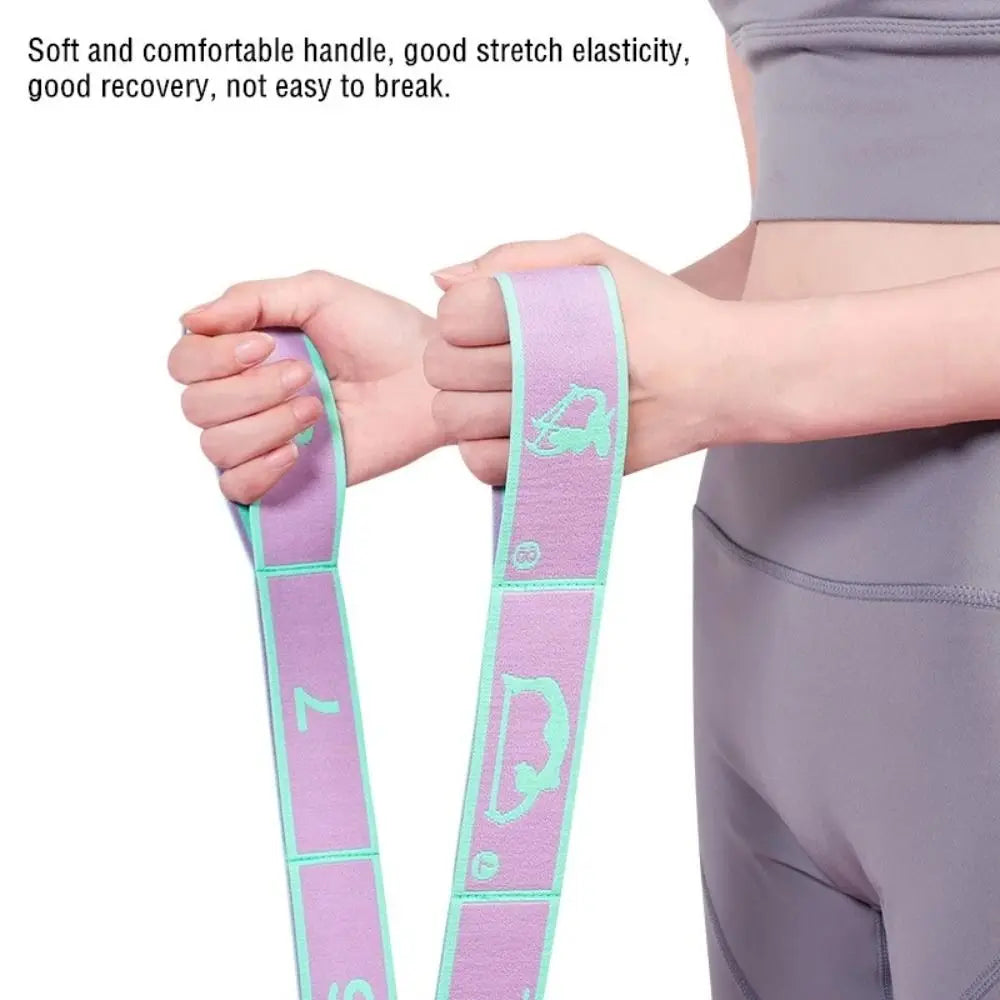 Vayb Yoga Stretching Strap for Pilates, Dance, and Flexibility Training