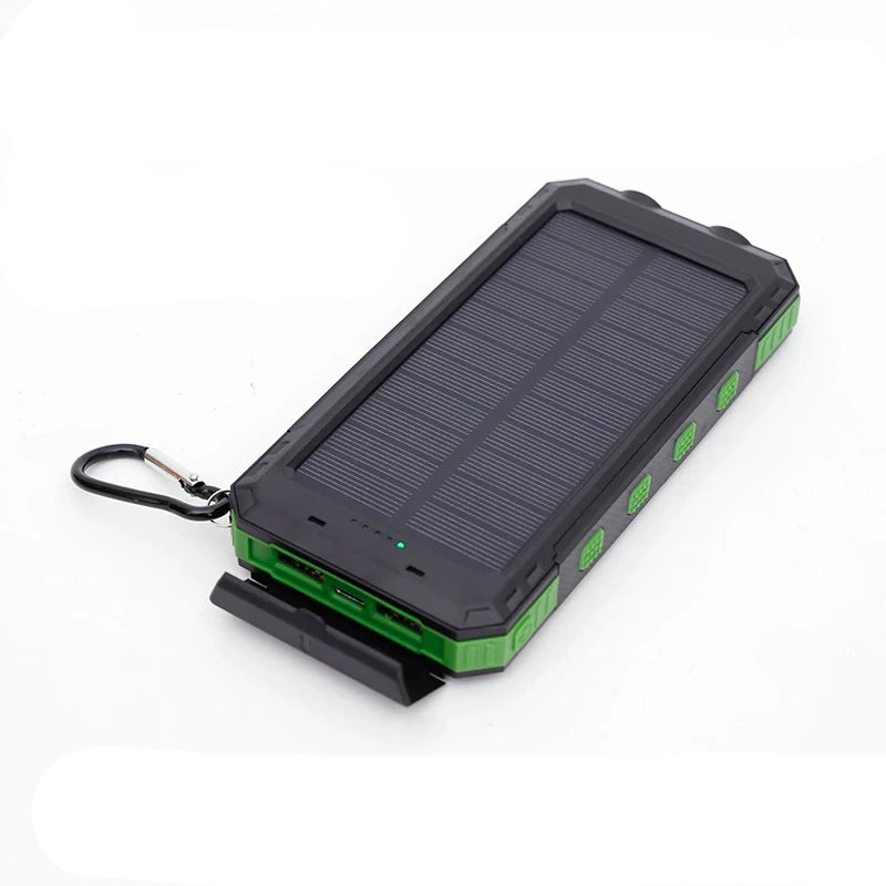 Vayb 200000mAh Solar Power Bank with USB-A & USB-C Fast Charge