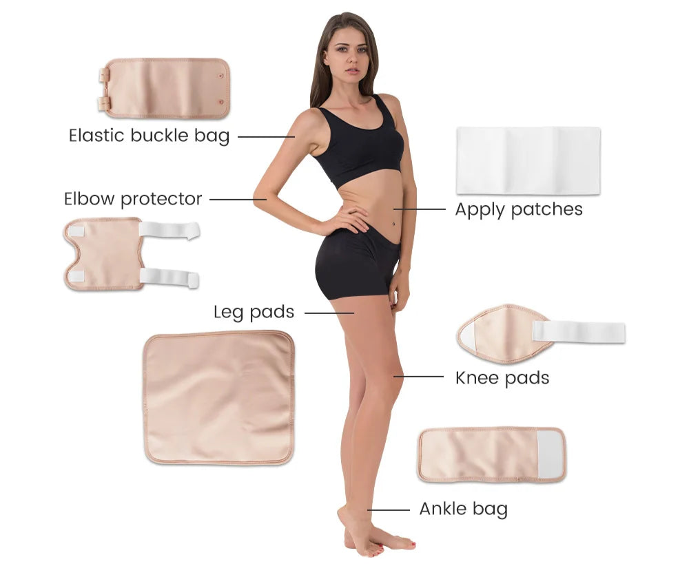 Vayb Organic Cotton Castor Oil Pack with Adjustable Strap