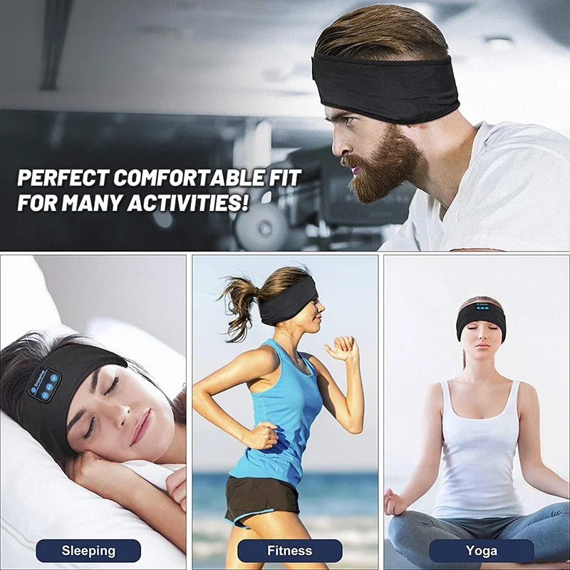 Vayb Wireless Bluetooth Headband for Sleep, Sports, and Travel