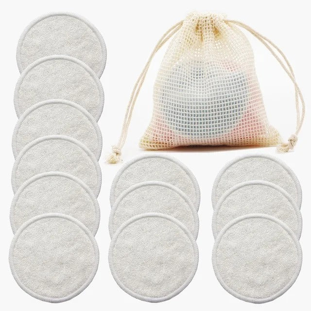 Vayb Reusable Bamboo Makeup Remover Pads for Skin Care