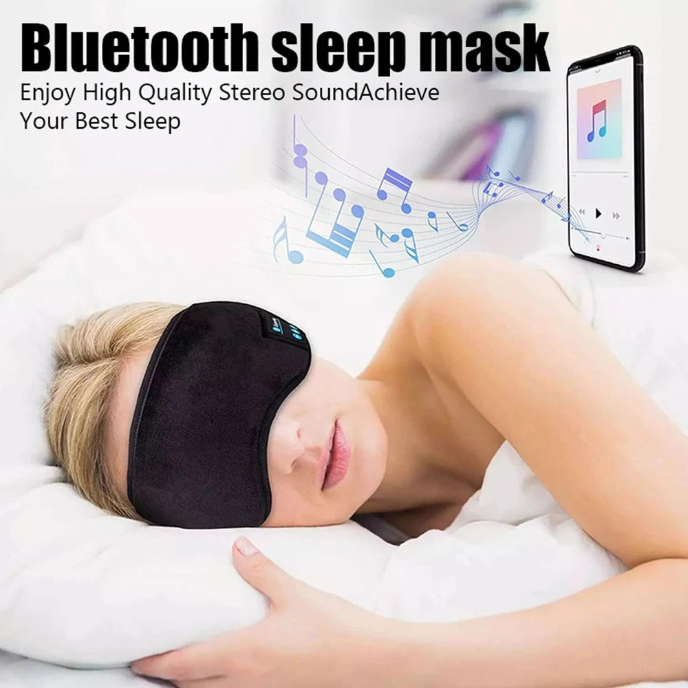 Vayb Bluetooth Sleep Mask Headphone – Full-Coverage Eye Mask & Wireless Sports Headband