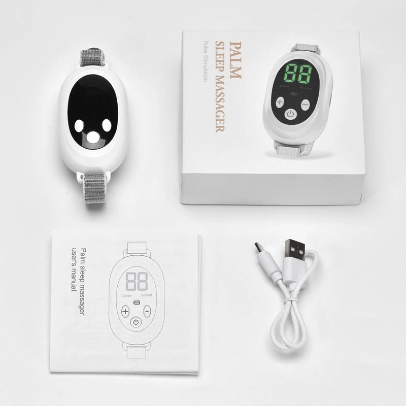 Vayb Microcurrent Sleep Aid Palm Massager for Insomnia Stress Anxiety Relief