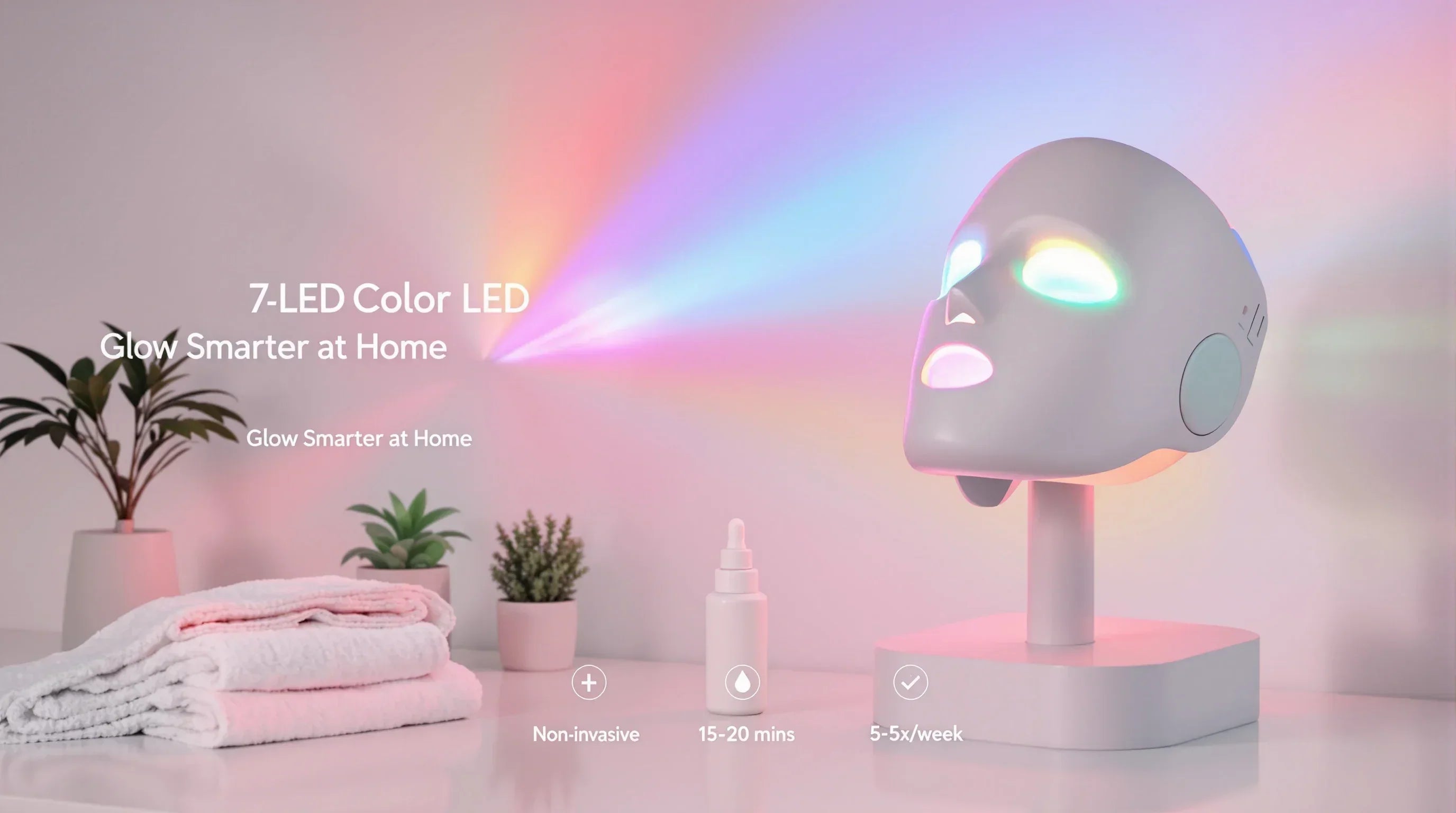 At-Home LED Light Therapy: 7 Colors, Realistic Results, and Neck Care 101