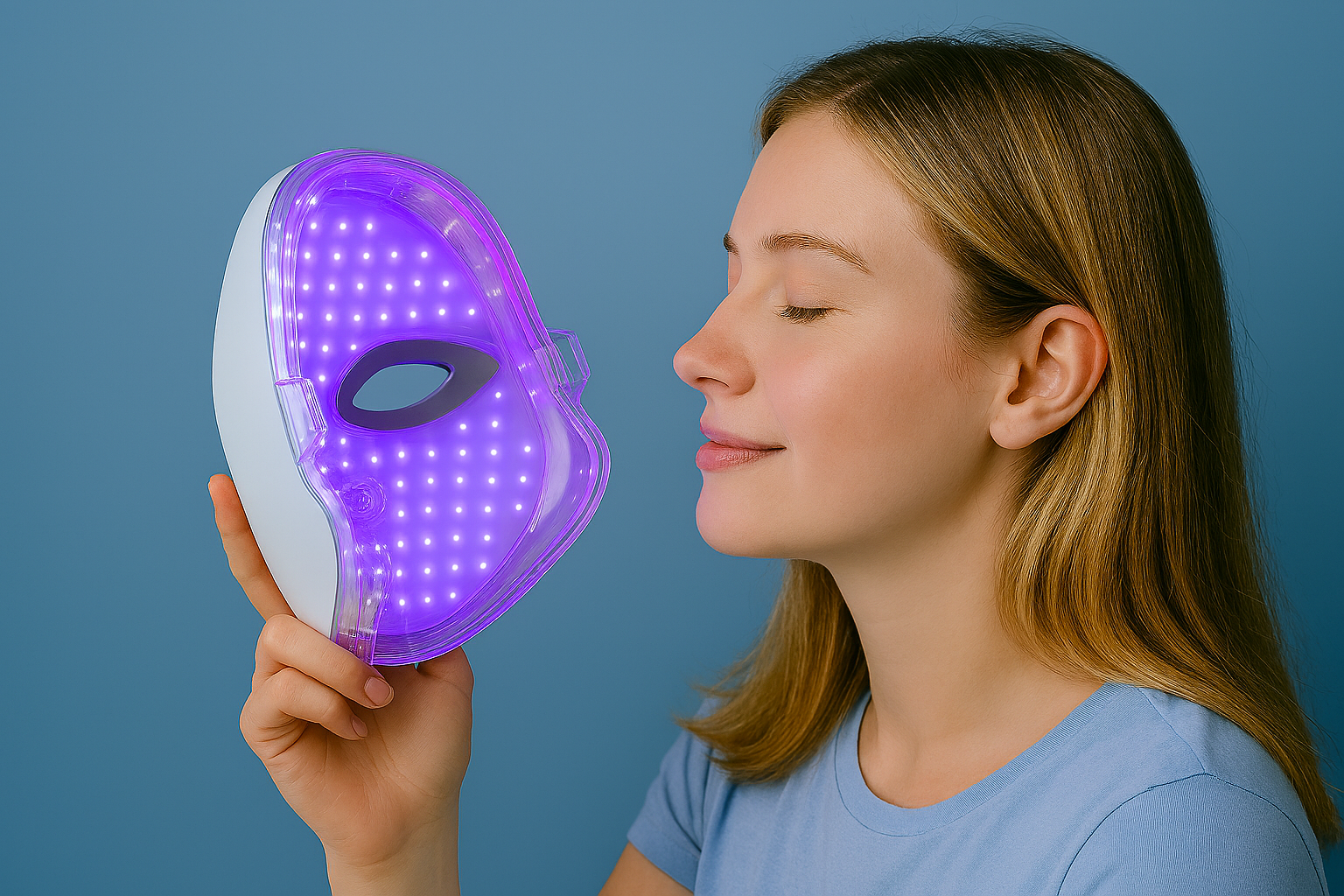 Unlock Your Best Skin: The Vayb 7 Colors LED Facial Mask With Neck Red Light Therapy