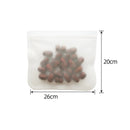 Vayb Reusable Silicone Food Storage Bags Leakproof Zip Containers