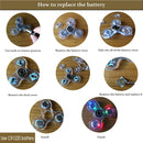 Vayb Crystal LED Fidget Spinner Toy for Kids Stress Relief