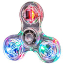 Vayb Crystal LED Fidget Spinner Toy for Kids Stress Relief