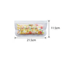Vayb Reusable Silicone Food Storage Bags Leakproof Zip Containers