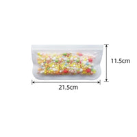 Vayb Reusable Silicone Food Storage Bags Leakproof Zip Containers