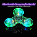 Vayb Crystal LED Fidget Spinner Toy for Kids Stress Relief