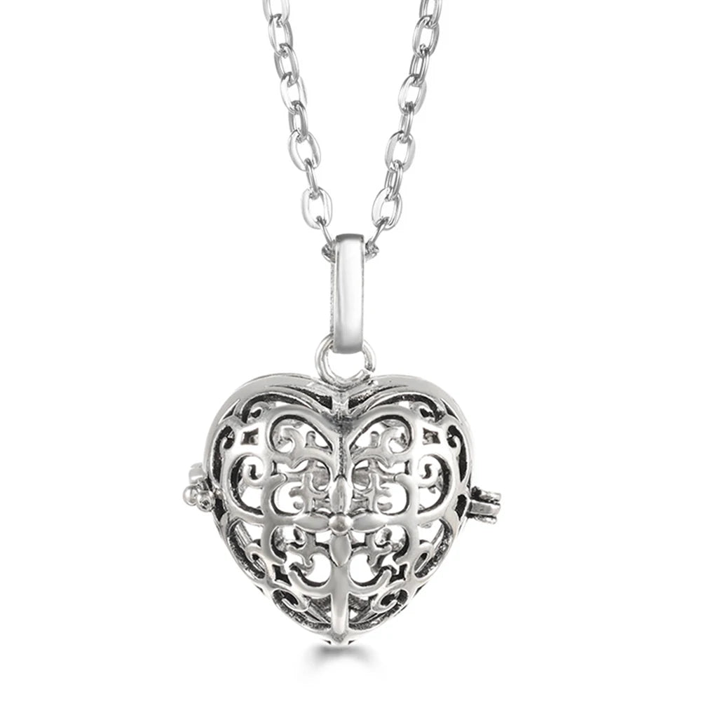 Vayb Angel Wings Chime Necklace Aromatherapy Diffuser Pendant