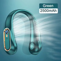Vayb Bladeless Neck Fan with Digital Display and USB Rechargeable Cooling
