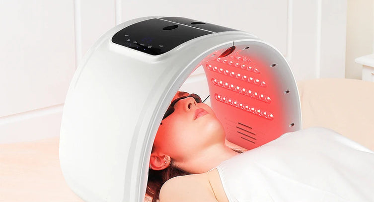 Vayb 7-Color LED Face Mask with Nano Mist for Skin Rejuvenation