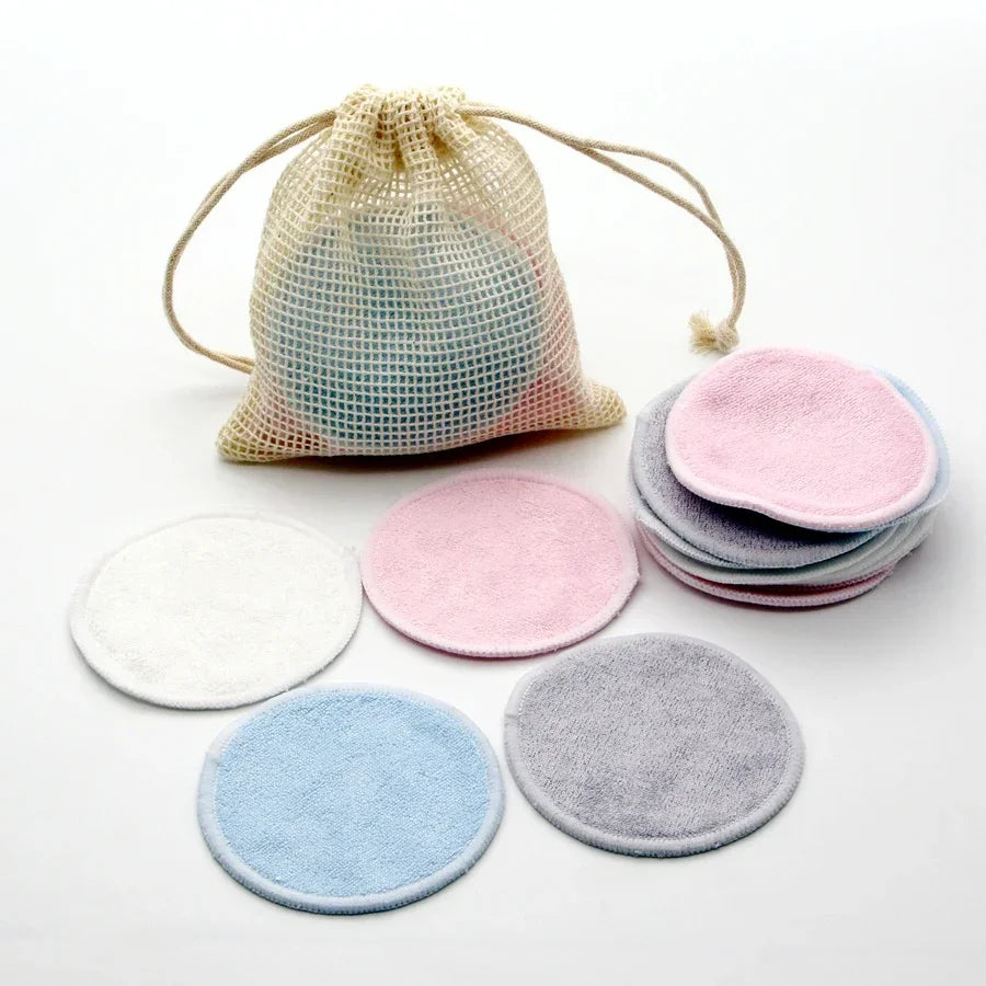 Vayb Reusable Bamboo Makeup Remover Pads for Skin Care
