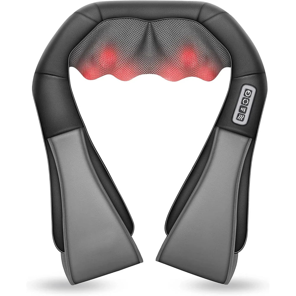 Vayb Shiatsu Heated Neck and Back Massager Pillow for Full Body