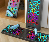 Vayb Foldable Push-Up Board for Chest, Arms, Back & Core Training