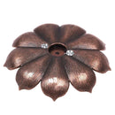 Vayb Bronze Lotus Incense Burner for Meditation & Relaxation