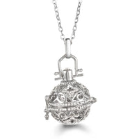 Vayb Angel Wings Chime Necklace Aromatherapy Diffuser Pendant