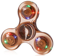 Vayb Crystal LED Fidget Spinner Toy for Kids Stress Relief