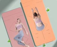 Vayb Eco Friendly Non Slip Yoga Mat with Strap and Bag