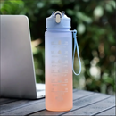 Vayb 700ml Sports Water Bottle with Time Marker and Leakproof Lid