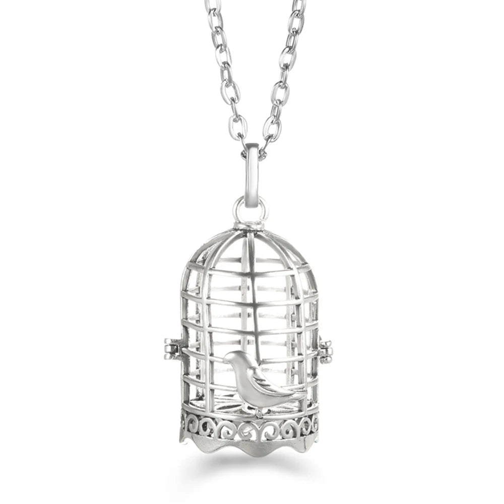 Vayb Angel Wings Chime Necklace Aromatherapy Diffuser Pendant