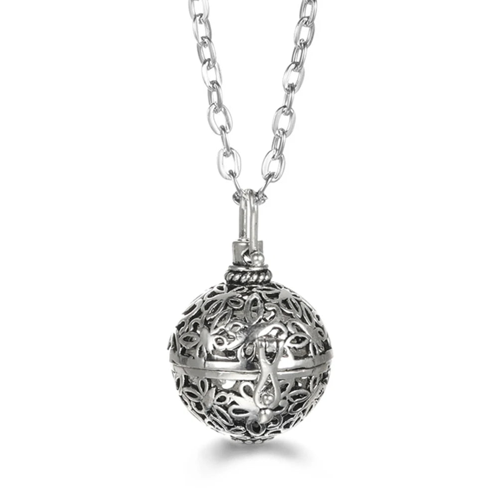 Vayb Angel Wings Chime Necklace Aromatherapy Diffuser Pendant
