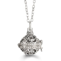 Vayb Angel Wings Chime Necklace Aromatherapy Diffuser Pendant