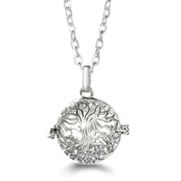 Vayb Angel Wings Chime Necklace Aromatherapy Diffuser Pendant