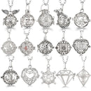 Vayb Angel Wings Chime Necklace Aromatherapy Diffuser Pendant