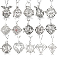 Vayb Angel Wings Chime Necklace Aromatherapy Diffuser Pendant