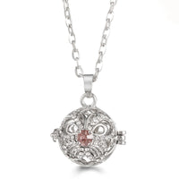 Vayb Angel Wings Chime Necklace Aromatherapy Diffuser Pendant