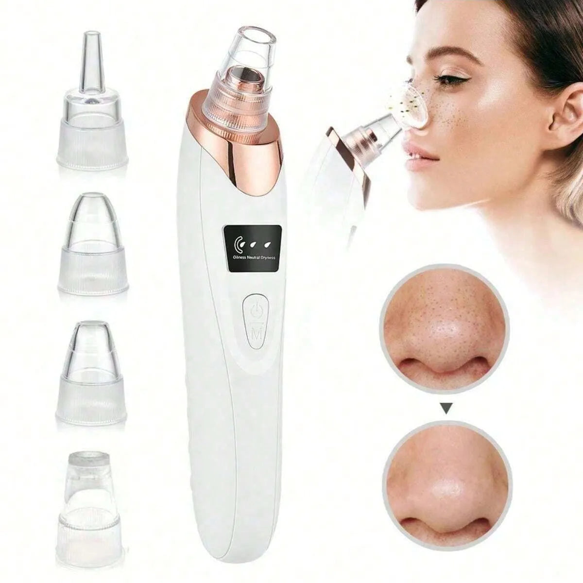 Vayb Electric Pore Cleanser Vacuum for Deep Facial Care