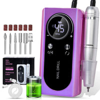 Vayb 45000RPM Rechargeable Nail Drill Kit for Salon & Home
