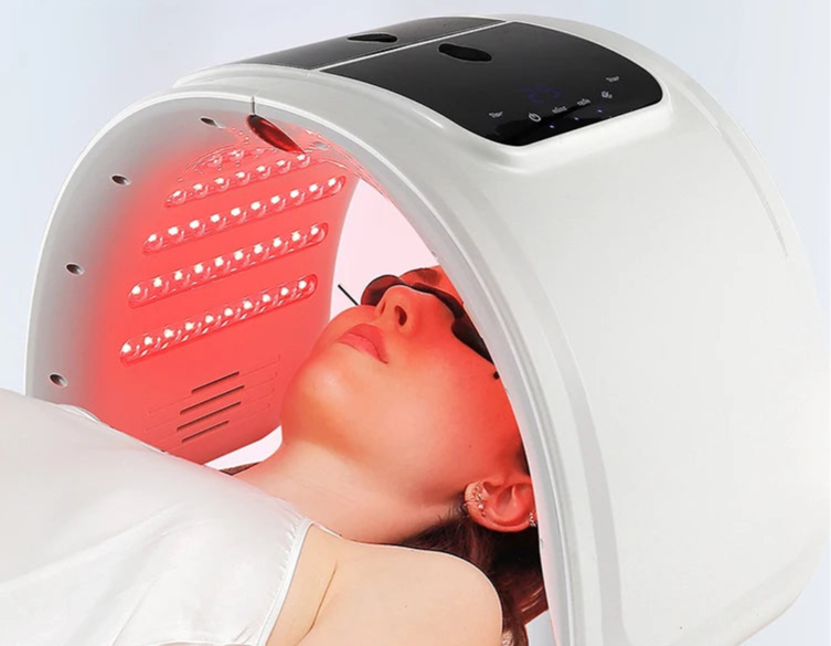 Vayb 7-Color LED Face Mask with Nano Mist for Skin Rejuvenation