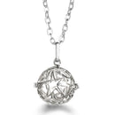 Vayb Angel Wings Chime Necklace Aromatherapy Diffuser Pendant