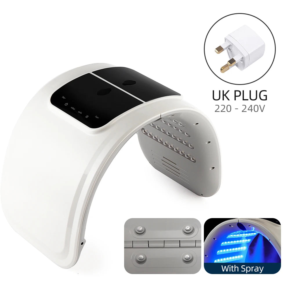 Vayb 7-Color LED Face Mask with Nano Mist for Skin Rejuvenation
