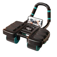 Vayb Six-Wheel Ab Roller with Auto Rebound for Core Training