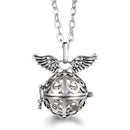 Vayb Angel Wings Chime Necklace Aromatherapy Diffuser Pendant