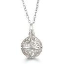 Vayb Angel Wings Chime Necklace Aromatherapy Diffuser Pendant