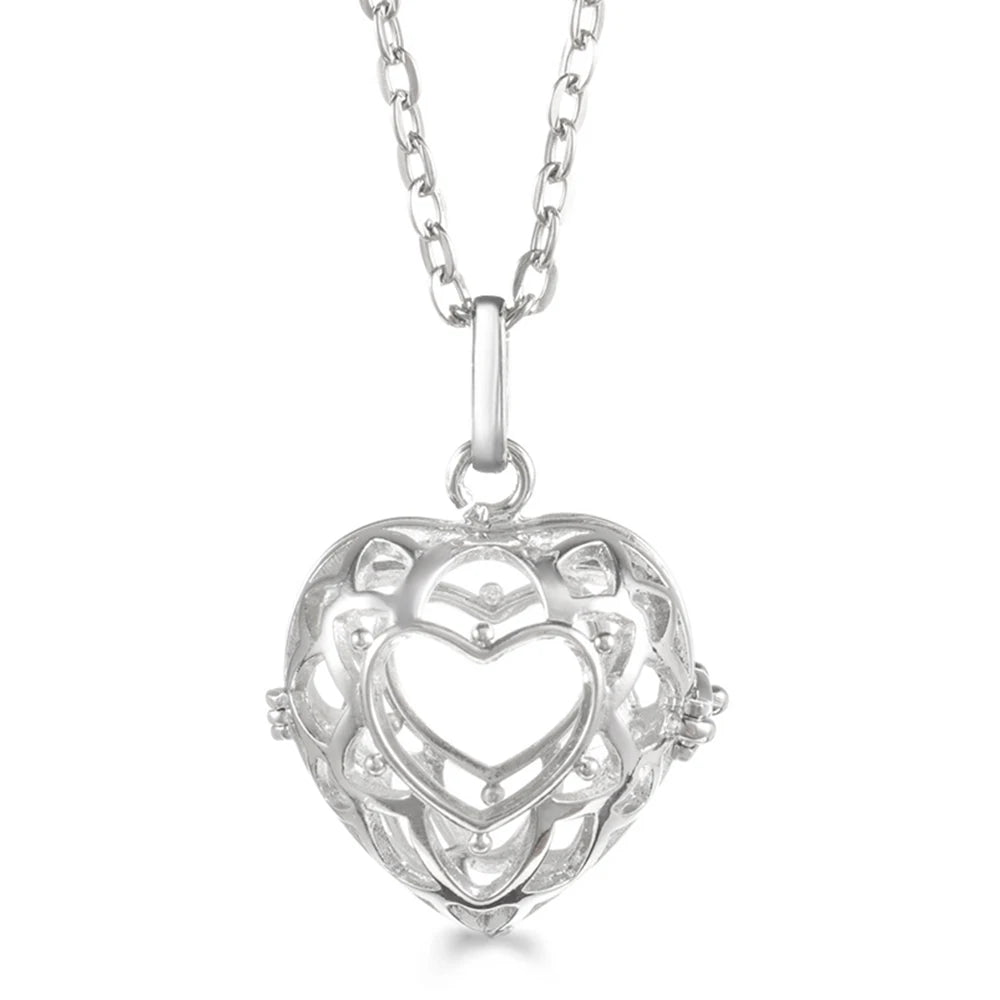 Vayb Angel Wings Chime Necklace Aromatherapy Diffuser Pendant