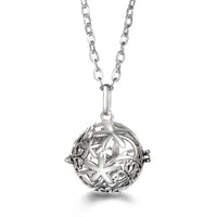 Vayb Angel Wings Chime Necklace Aromatherapy Diffuser Pendant