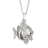 Vayb Angel Wings Chime Necklace Aromatherapy Diffuser Pendant
