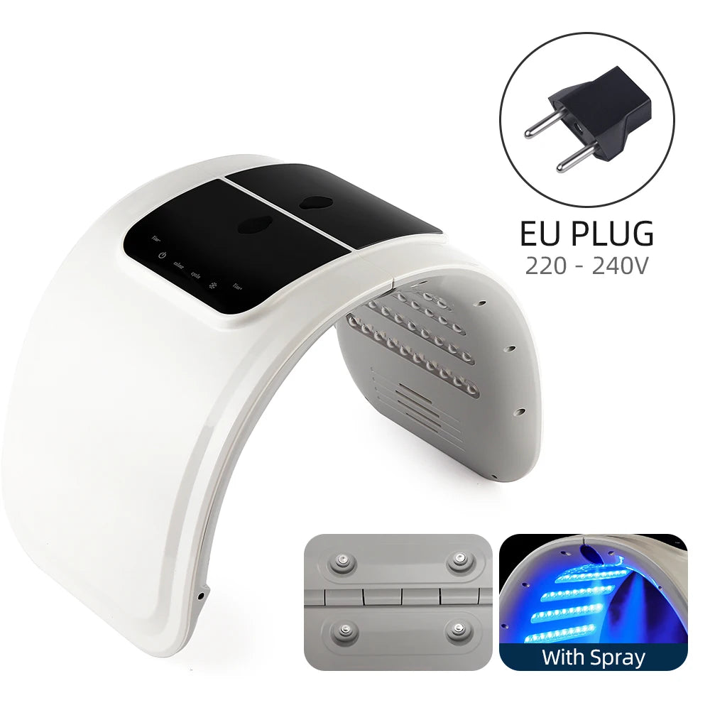 Vayb 7-Color LED Face Mask with Nano Mist for Skin Rejuvenation