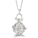 Vayb Angel Wings Chime Necklace Aromatherapy Diffuser Pendant