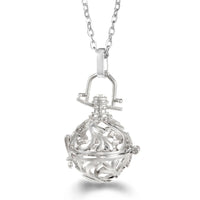 Vayb Angel Wings Chime Necklace Aromatherapy Diffuser Pendant