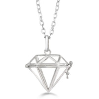 Vayb Angel Wings Chime Necklace Aromatherapy Diffuser Pendant