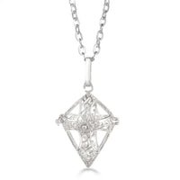 Vayb Angel Wings Chime Necklace Aromatherapy Diffuser Pendant