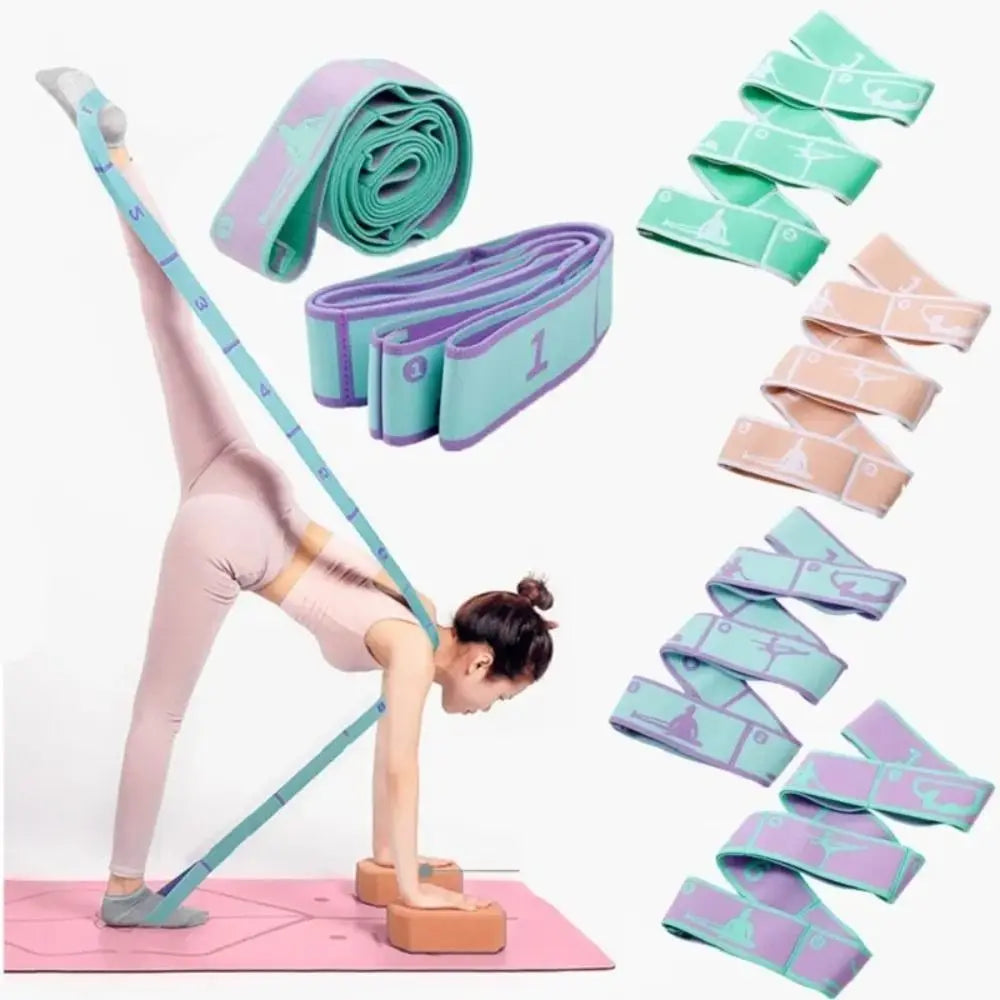 Vayb Yoga Stretching Strap for Pilates, Dance, and Flexibility Training